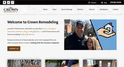 Desktop Screenshot of crownremodelingllc.com